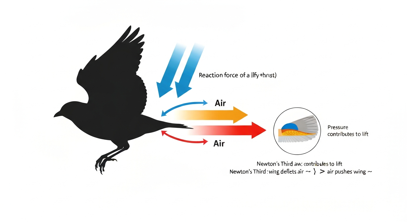 What Is the Reaction Force of a Flying Bird: Lift Explained