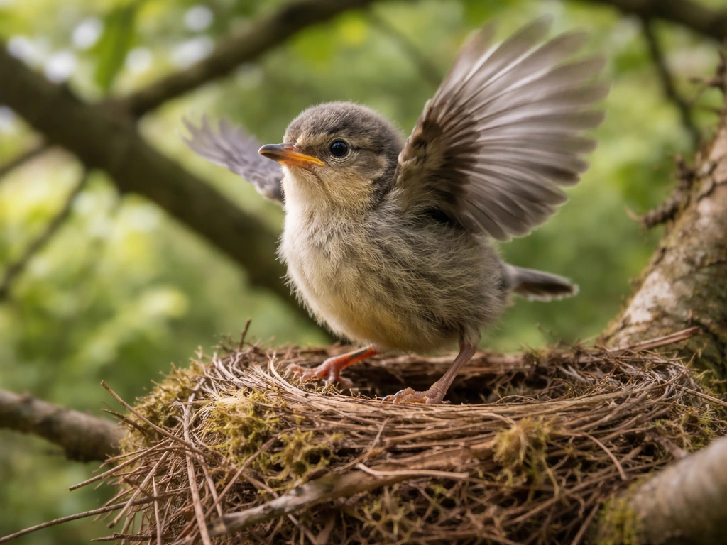 How Does a Bird Learn to Fly From Nest to First Flight