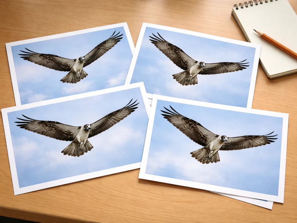 Close-up reference collage of a flying bird pose with visible wing position and body tilt